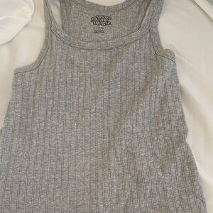 Gray kids tank